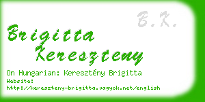 brigitta kereszteny business card